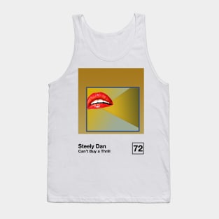 Can't Buy A Thrill / Minimalist Graphic Artwork Design Tank Top